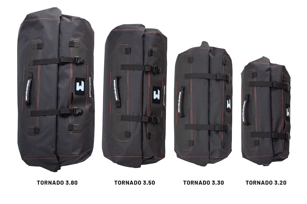 Roll bag Tornado 3.50 Enduristan - prindere ROKstraps