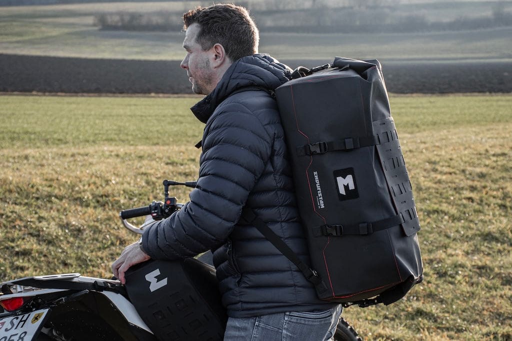 Roll bag Cyclone 55 Enduristan - conversie rucsac